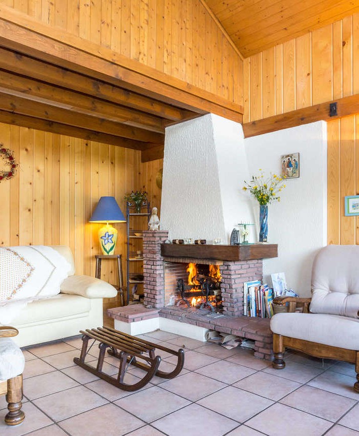 intérieur chalet combloux